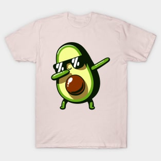 Dabbing Avocado Funny Vegan T-Shirt